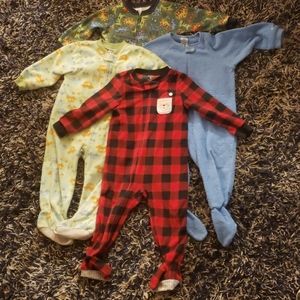 2t/24m footed pajamas
